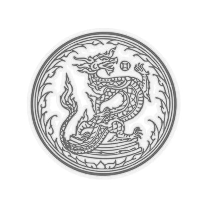 Royal Society of Siam Seal 2 (Thailand) STICKER Vinyl Kiss-Cut Decal 3 Inch Transparent - The Sticker Space