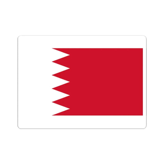Royal Standard of Bahrain 1972-2002 (Bahrain) STICKER Vinyl Kiss-Cut Decal 2 Inch White - The Sticker Space
