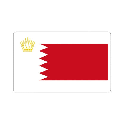 Royal Standard of Bahrain (Bahrain) STICKER Vinyl Kiss-Cut Decal 4 Inch White - The Sticker Space