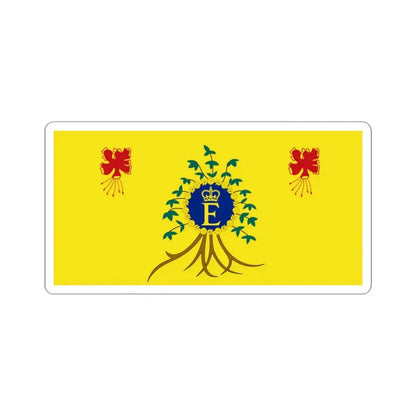 Royal Standard of Barbados 1975-2021 (Barbados) STICKER Vinyl Kiss-Cut Decal 3 Inch White - The Sticker Space