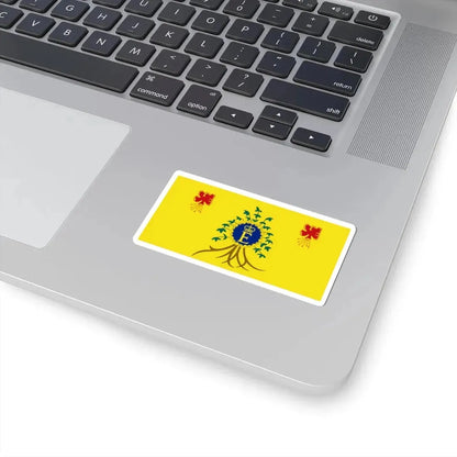 Royal Standard of Barbados 1975-2021 (Barbados) STICKER Vinyl Kiss-Cut Decal - The Sticker Space