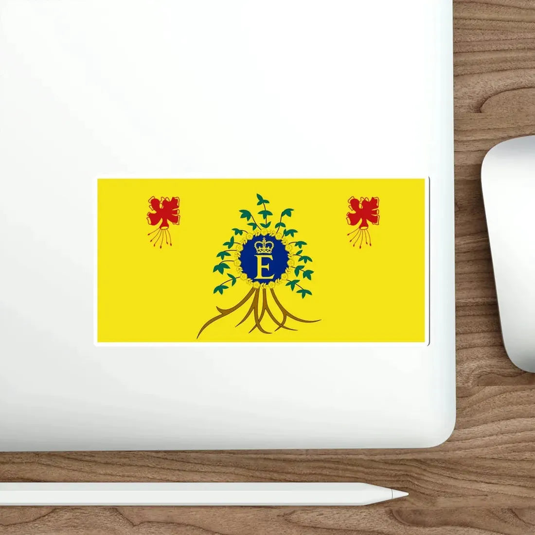 Royal Standard of Barbados STICKER Vinyl Die-Cut Decal - The Sticker Space