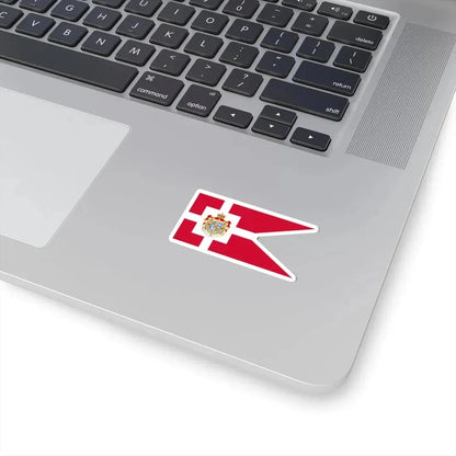 Royal Standard of Denmark (Denmark) STICKER Vinyl Kiss-Cut Decal - The Sticker Space