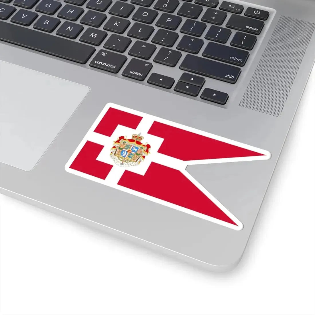 Royal Standard of Denmark (Denmark) STICKER Vinyl Kiss-Cut Decal - The Sticker Space