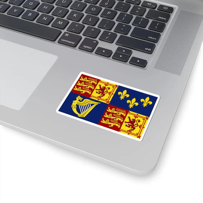 Royal Standard of Great Britain 1707-1714 (Ireland) STICKER Vinyl Kiss-Cut Decal - The Sticker Space
