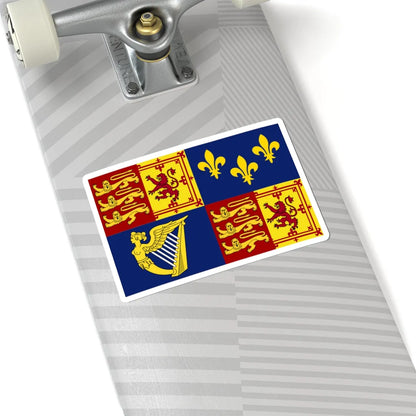 Royal Standard of Great Britain 1707-1714 (Ireland) STICKER Vinyl Kiss-Cut Decal - The Sticker Space
