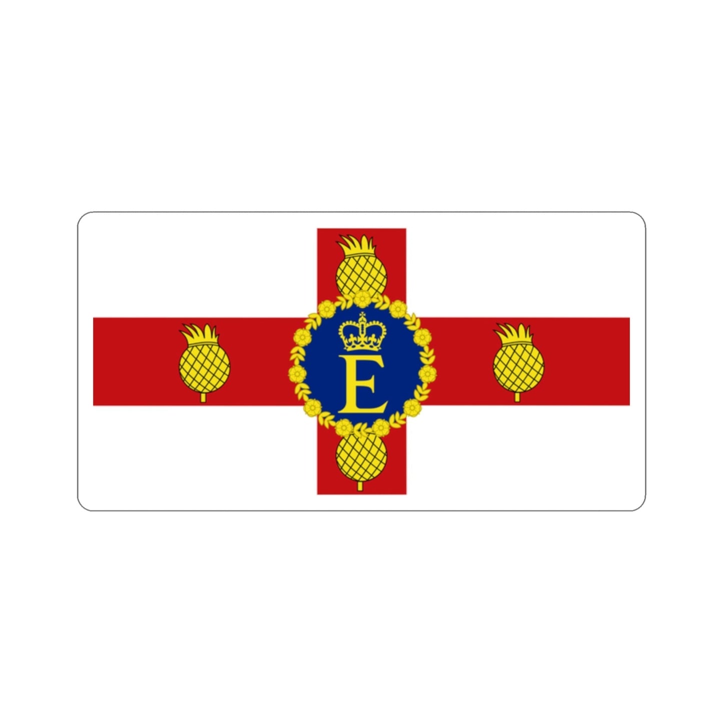 Royal Standard of Jamaica (1966–2022) STICKER Vinyl Die-Cut Decal-2 Inch-The Sticker Space