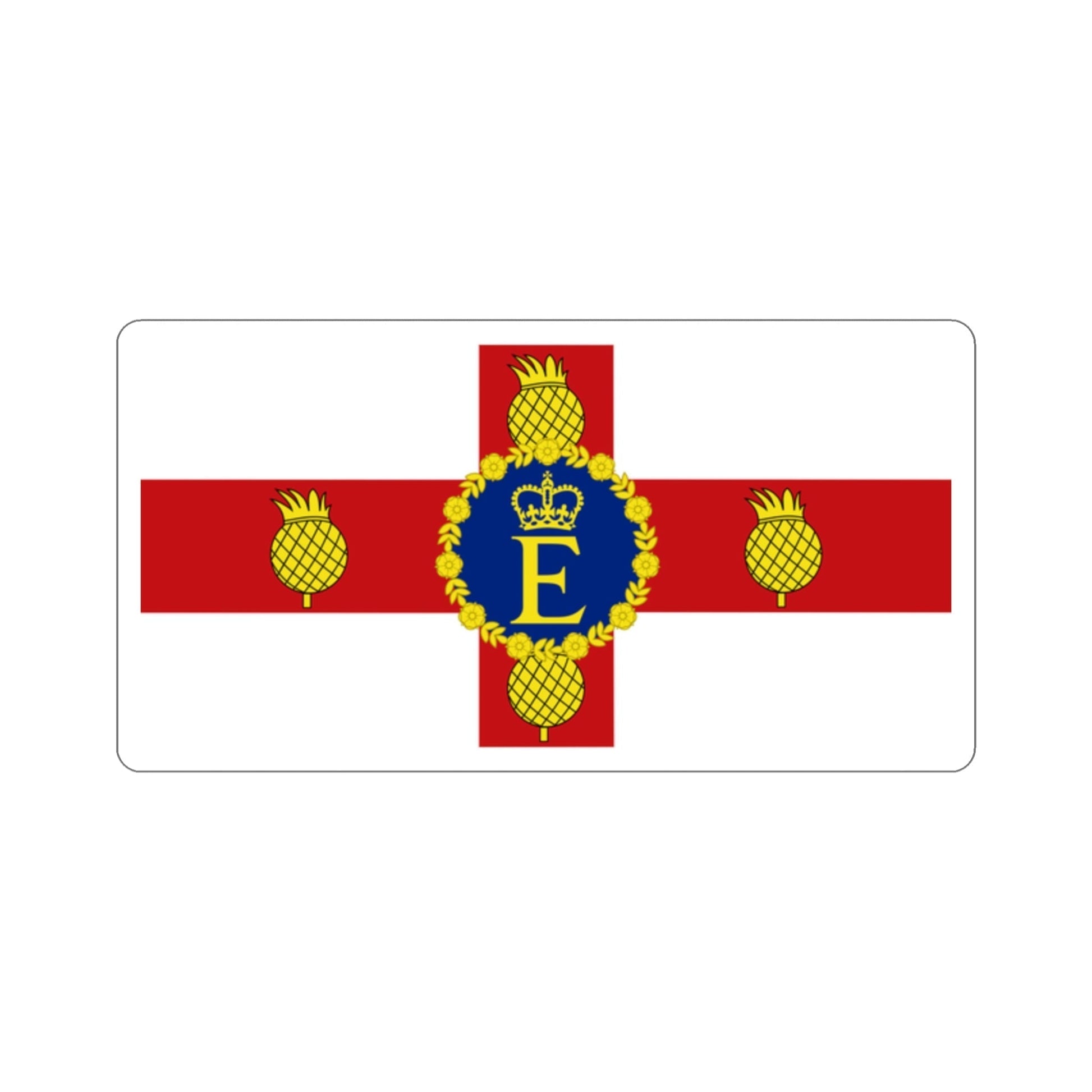 Royal Standard of Jamaica (1966–2022) STICKER Vinyl Die-Cut Decal-2 Inch-The Sticker Space