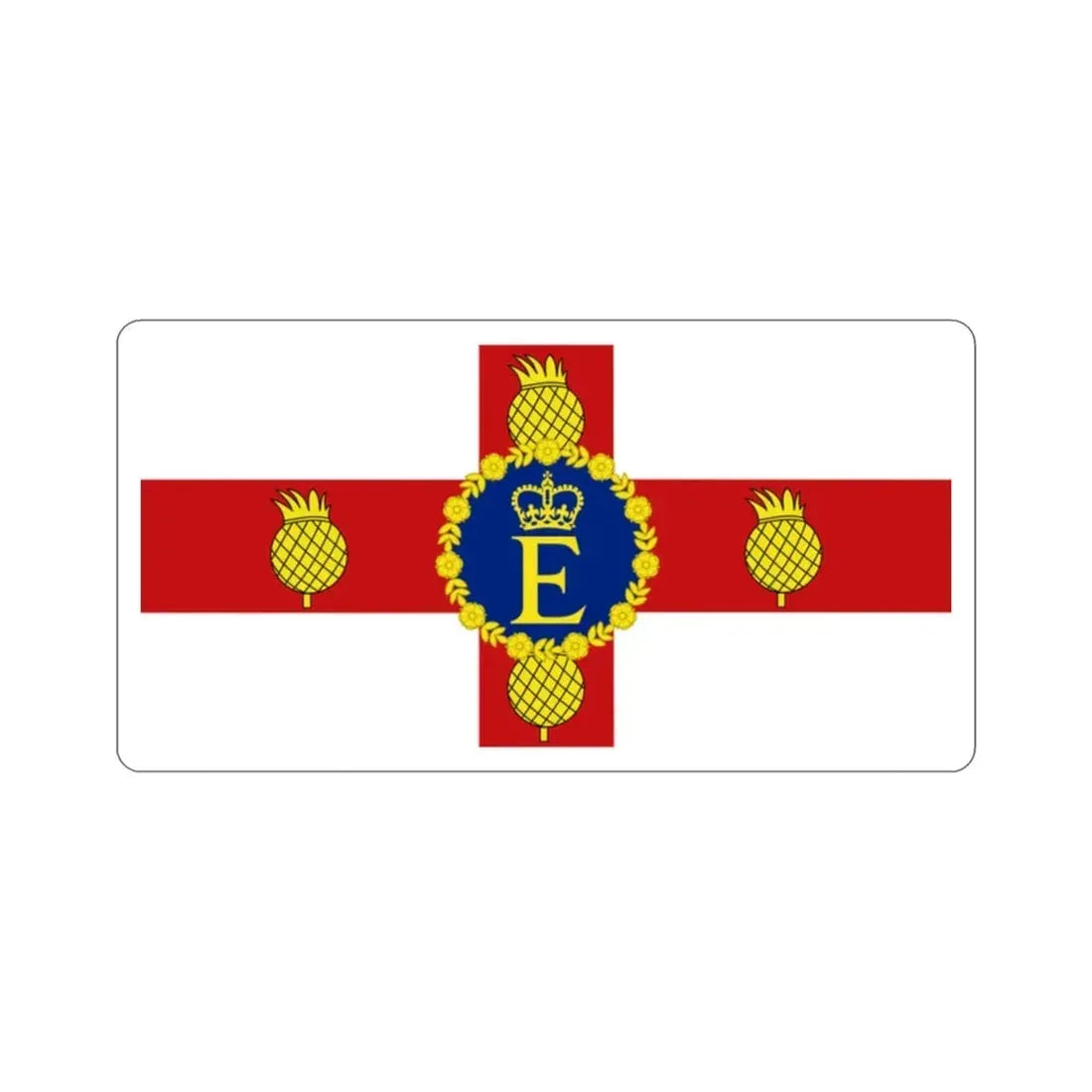 Royal Standard of Jamaica (1966–2022) STICKER Vinyl Die-Cut Decal 2 Inch - The Sticker Space