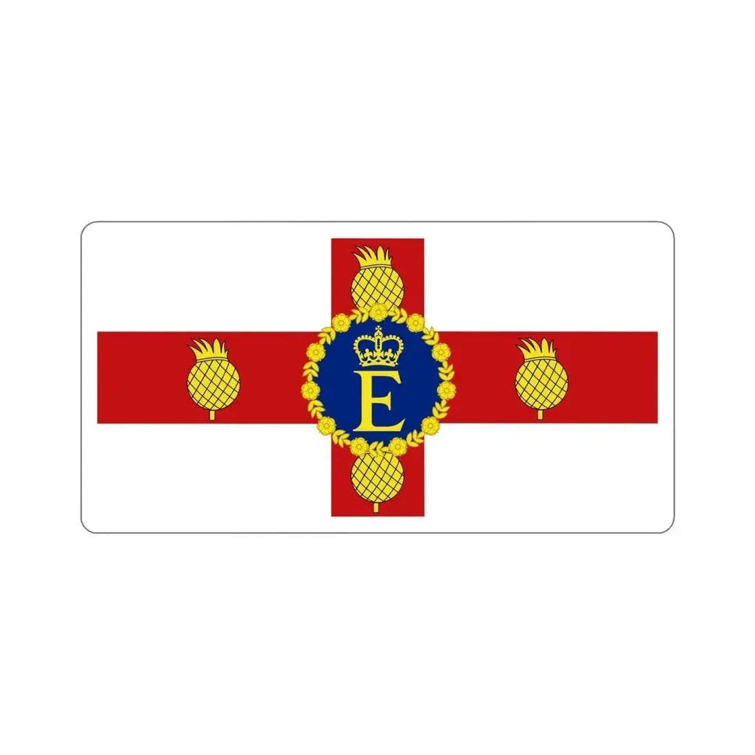 Royal Standard of Jamaica (1966–2022) STICKER Vinyl Die-Cut Decal - The Sticker Space