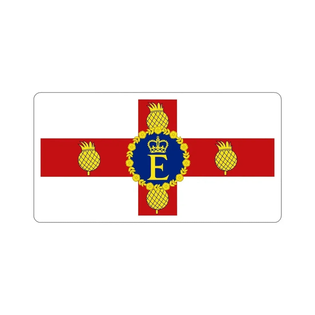 Royal Standard of Jamaica (1966–2022) STICKER Vinyl Die-Cut Decal - The Sticker Space
