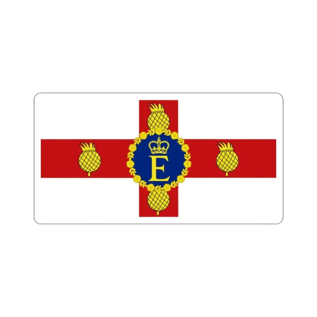 Royal Standard of Jamaica (1966–2022) STICKER Vinyl Die-Cut Decal - The Sticker Space
