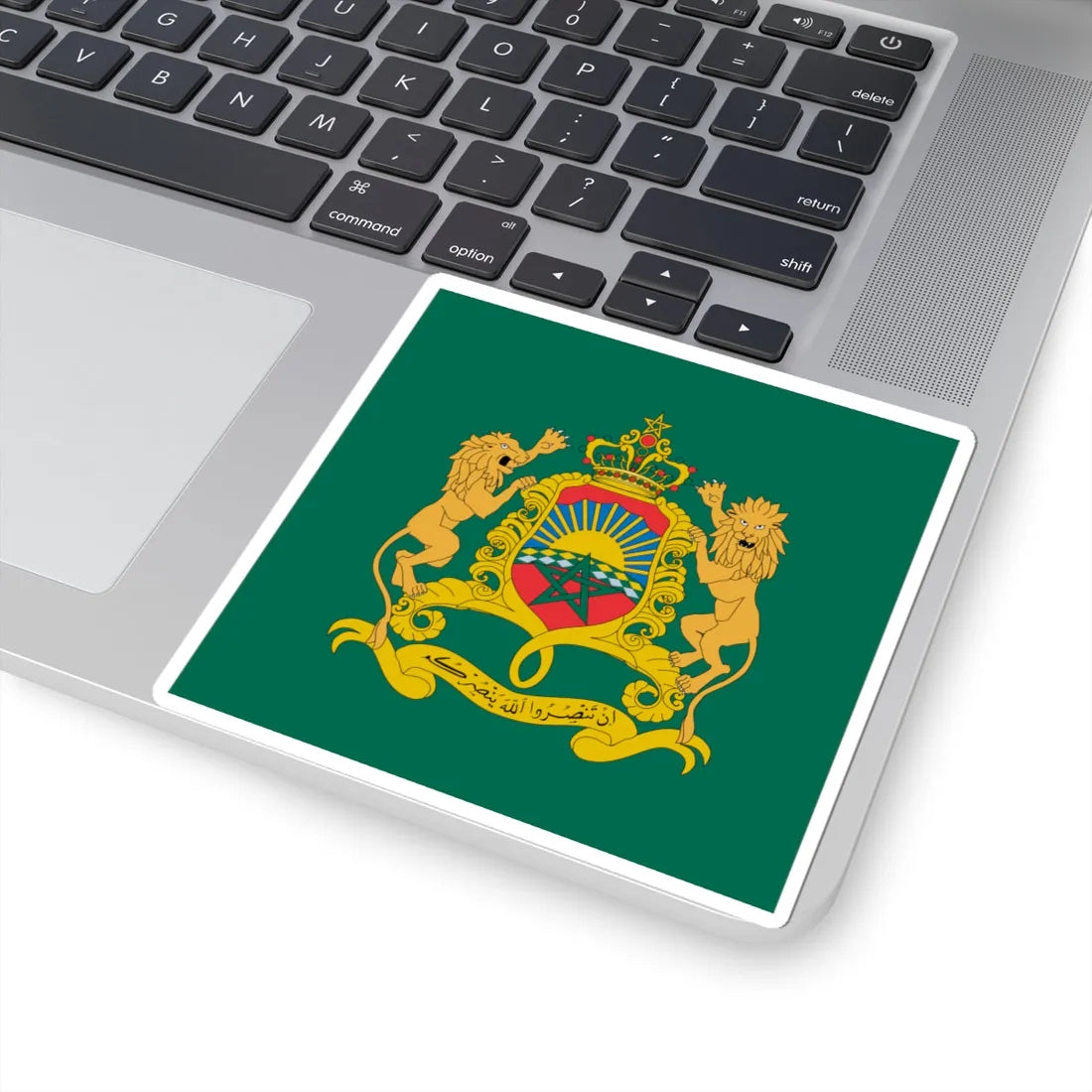 Royal standard of Morocco (Morocco) STICKER Vinyl Kiss-Cut Decal - The Sticker Space