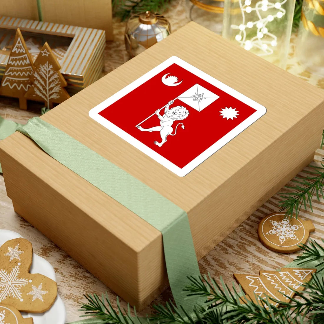 Royal standard of Nepal (Nepal) STICKER Vinyl Kiss-Cut Decal - The Sticker Space