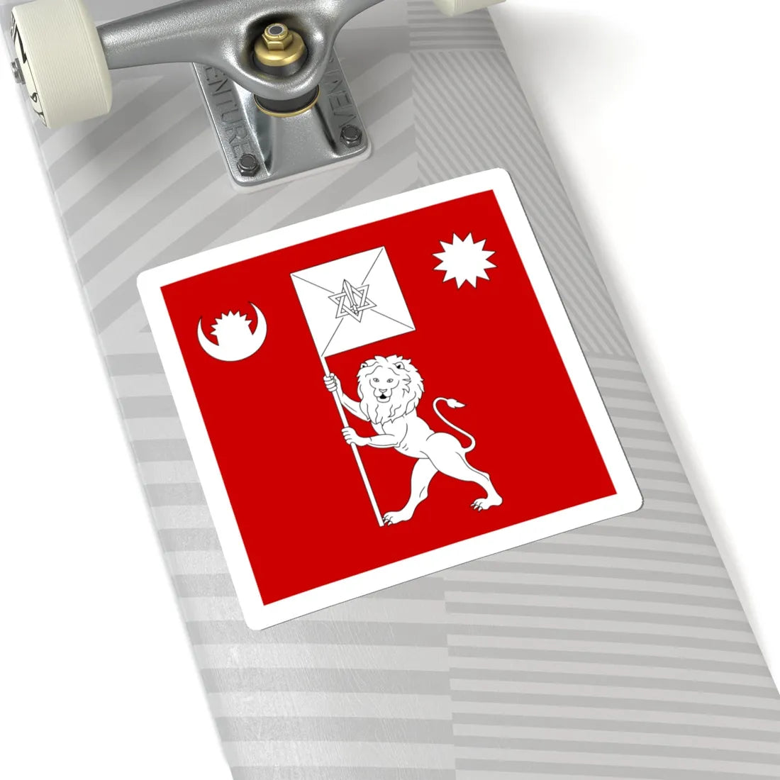 Royal standard of Nepal (Nepal) STICKER Vinyl Kiss-Cut Decal - The Sticker Space