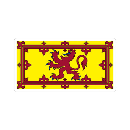 Royal Standard of Scotland 1957 (Scotland) STICKER Vinyl Kiss-Cut Decal 3 Inch White - The Sticker Space