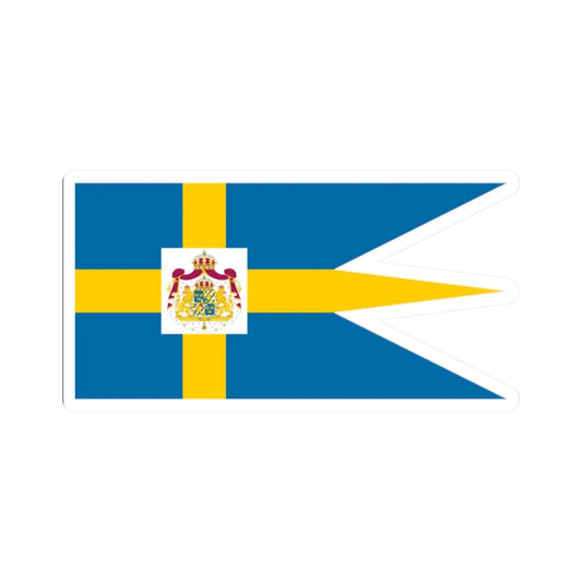 Royal standard of Sweden (Sweden) STICKER Vinyl Kiss-Cut Decal 2 Inch White - The Sticker Space