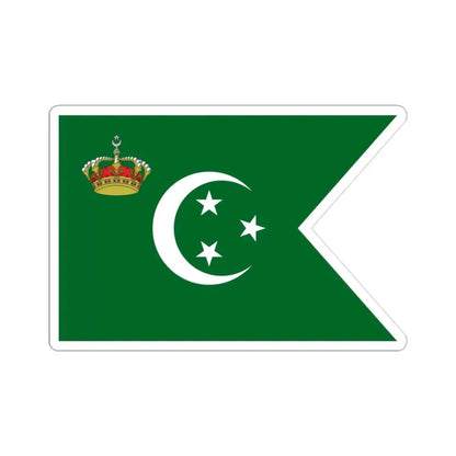 Royal Standard of The Crown Prince of Egypton Land (Egypt) STICKER Vinyl Kiss-Cut Decal 3 Inch White - The Sticker Space