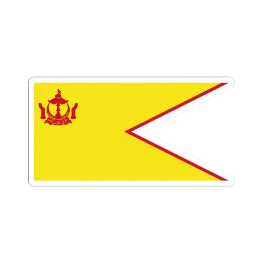 Royal Standard of the Non-Gahara Child of the Sultan of Brunei (Brunei) STICKER Vinyl Kiss-Cut Decal 2 Inch White - The Sticker Space