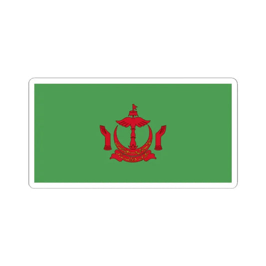 Royal Standard of the Pengiran Di-Gadong Non-Gahara (Brunei) STICKER Vinyl Kiss-Cut Decal 2 Inch White - The Sticker Space
