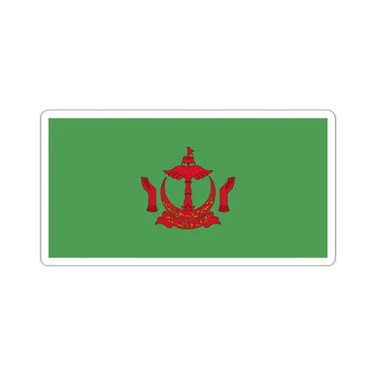 Royal Standard of the Pengiran Di-Gadong Non-Gahara (Brunei) STICKER Vinyl Kiss-Cut Decal 3 Inch White - The Sticker Space