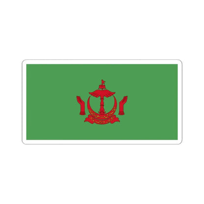 Royal Standard of the Pengiran Di-Gadong Non-Gahara (Brunei) STICKER Vinyl Kiss-Cut Decal 4 Inch White - The Sticker Space
