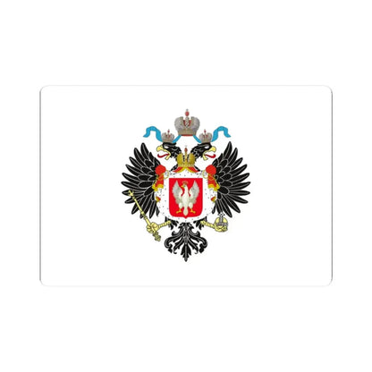 Royal Standard of the Tsar of Poland 1815-1830 (Poland) STICKER Vinyl Kiss-Cut Decal 2 Inch White - The Sticker Space