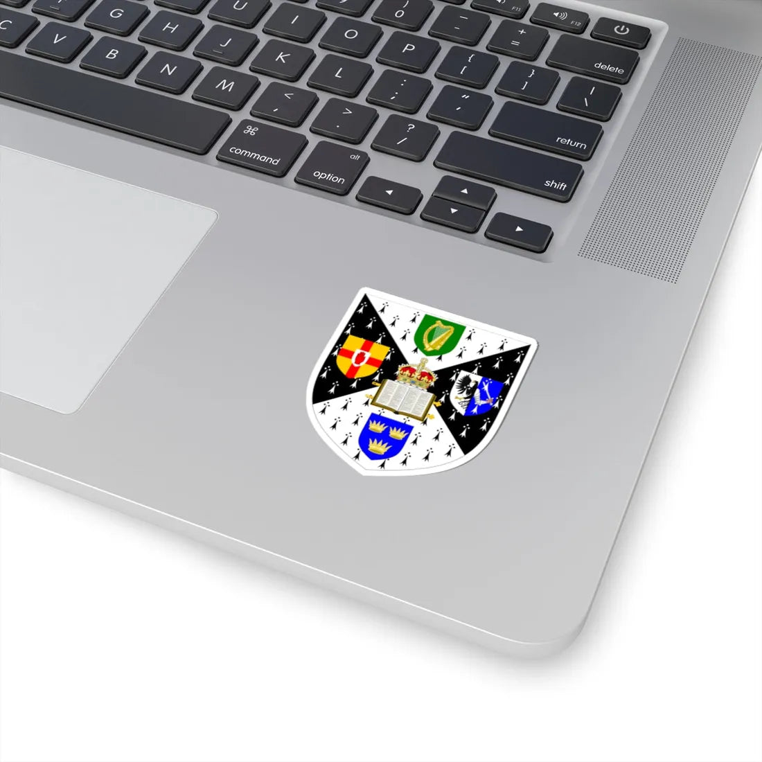 Royal University of Ireland arms (United Kingdom) (Coat of Arms) STICKER Vinyl Kiss-Cut Decal - The Sticker Space