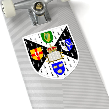 Royal University of Ireland arms (United Kingdom) (Coat of Arms) STICKER Vinyl Kiss-Cut Decal - The Sticker Space