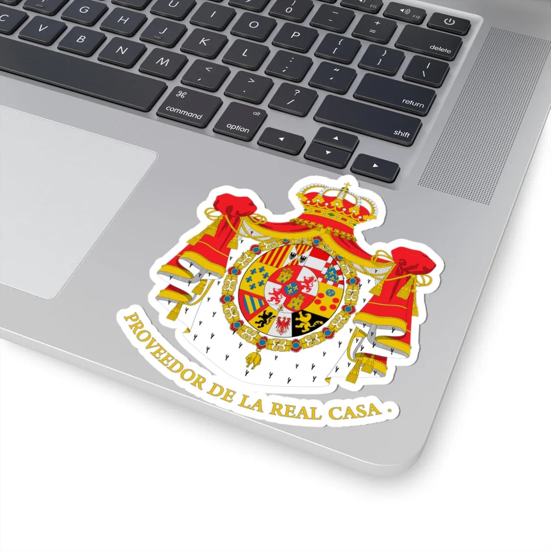 Royal Warrant of Appointment Spain (Spain) (Coat of Arms) STICKER Vinyl Kiss-Cut Decal - The Sticker Space