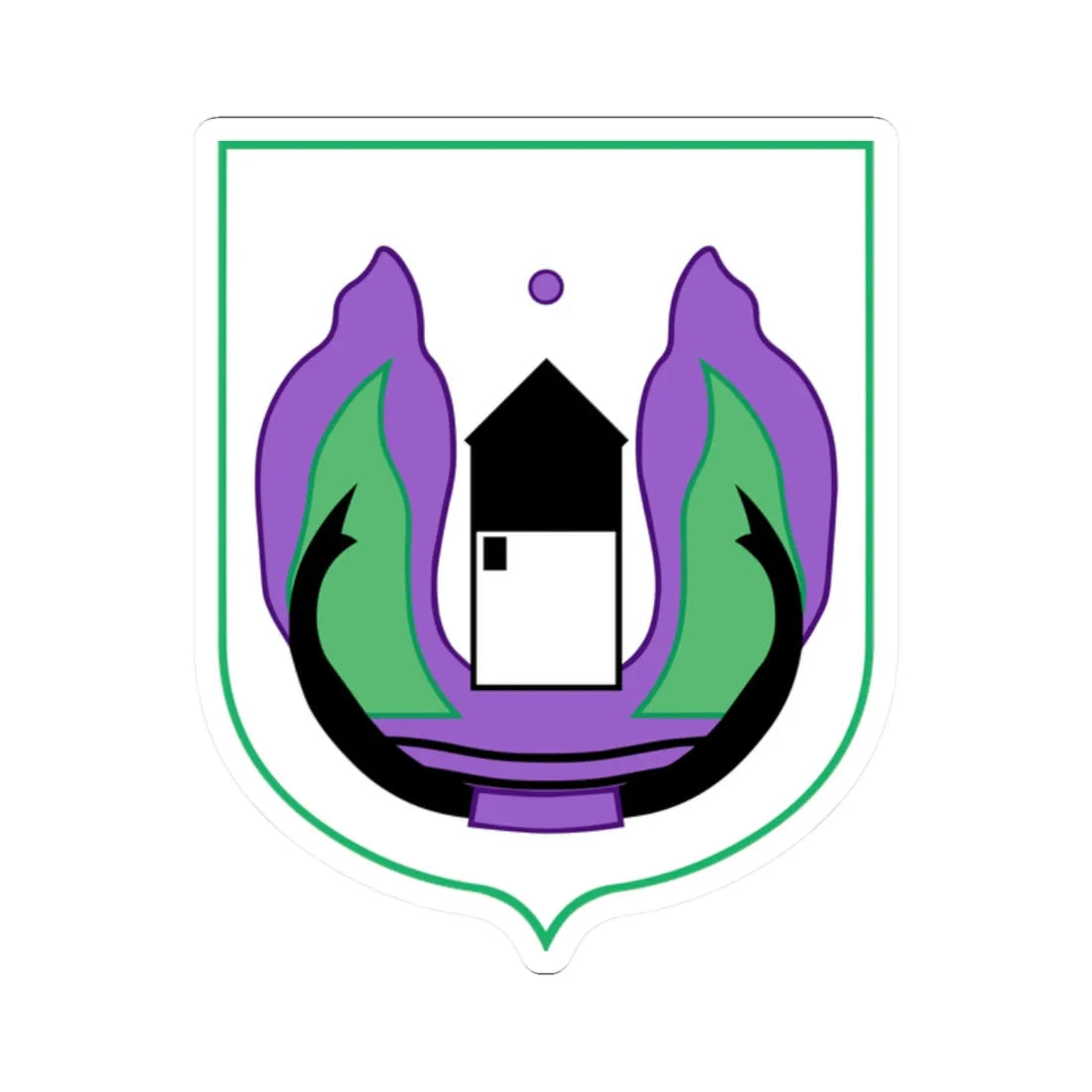 Rozaje Coat of Arms (Montenegro) (Coat of Arms) STICKER Vinyl Kiss-Cut Decal 2 Inch White - The Sticker Space