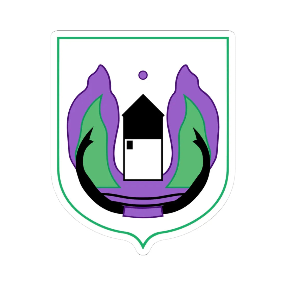 Rozaje Coat of Arms (Montenegro) (Coat of Arms) STICKER Vinyl Kiss-Cut Decal 3 Inch White - The Sticker Space