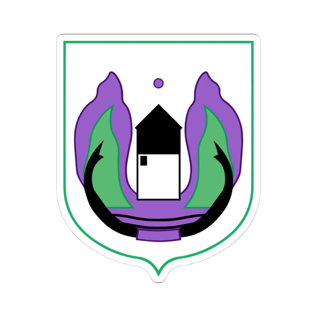 Rozaje Coat of Arms (Montenegro) (Coat of Arms) STICKER Vinyl Kiss-Cut Decal 4 Inch White - The Sticker Space