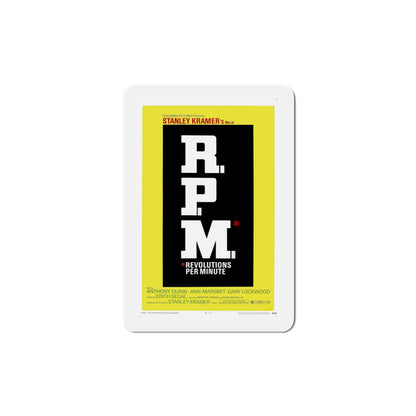 RPM 1970 Movie Poster Die-Cut Magnet-5 Inch-The Sticker Space