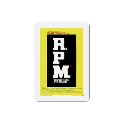 RPM 1970 Movie Poster Refrigerator Magnet 2 Inch - The Sticker Space