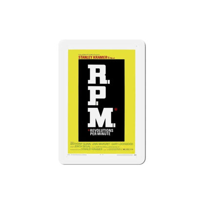 RPM 1970 Movie Poster Refrigerator Magnet 3 Inch - The Sticker Space