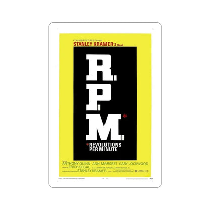 RPM 1970 Movie Poster STICKER Vinyl Die-Cut Decal 3 Inch - The Sticker Space