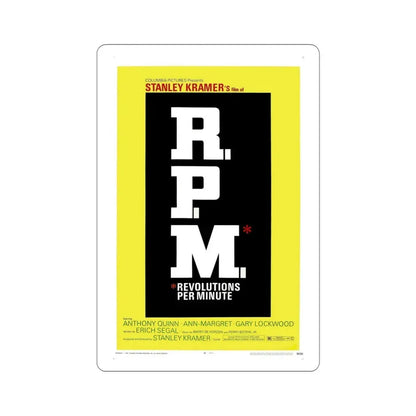 RPM 1970 Movie Poster STICKER Vinyl Die-Cut Decal 4 Inch - The Sticker Space