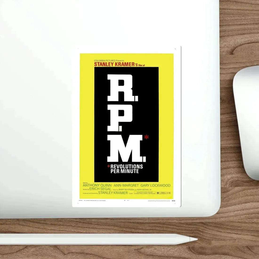 RPM 1970 Movie Poster STICKER Vinyl Die-Cut Decal - The Sticker Space