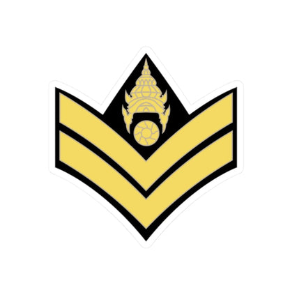 RTA 02 (Thailand) (Military Rank) STICKER Vinyl Kiss-Cut Decal 2 Inch White - The Sticker Space