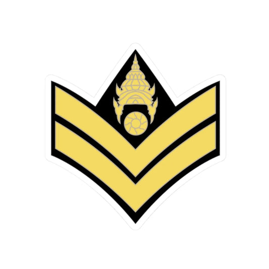 RTA 02 (Thailand) (Military Rank) STICKER Vinyl Kiss-Cut Decal 2 Inch White - The Sticker Space