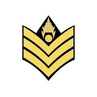 RTA 03 (Thailand) (Military Rank) STICKER Vinyl Kiss-Cut Decal 2 Inch White - The Sticker Space