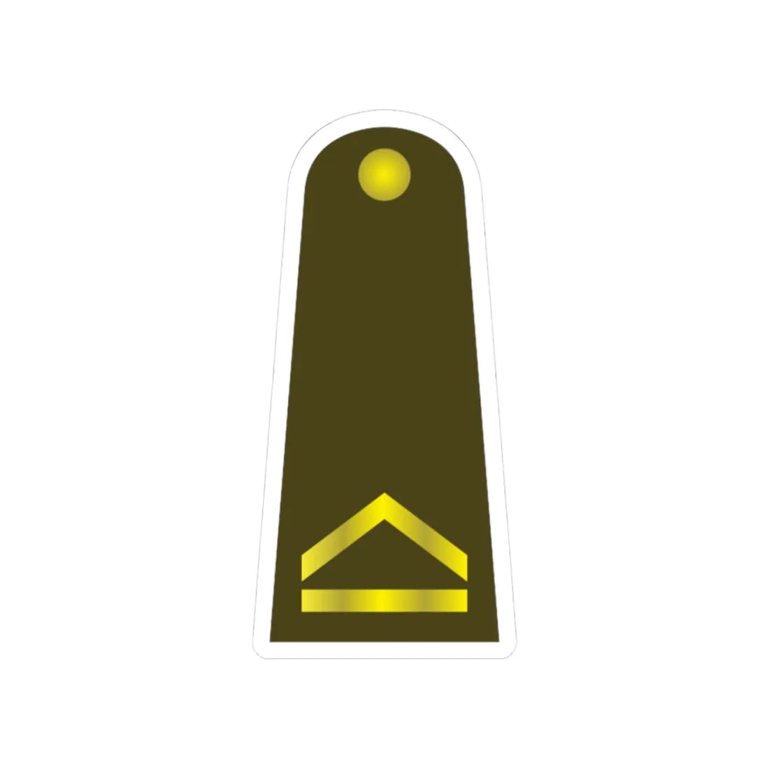 RTA 04 (Thailand) (Military Rank) STICKER Vinyl Kiss-Cut Decal 3 Inch White - The Sticker Space