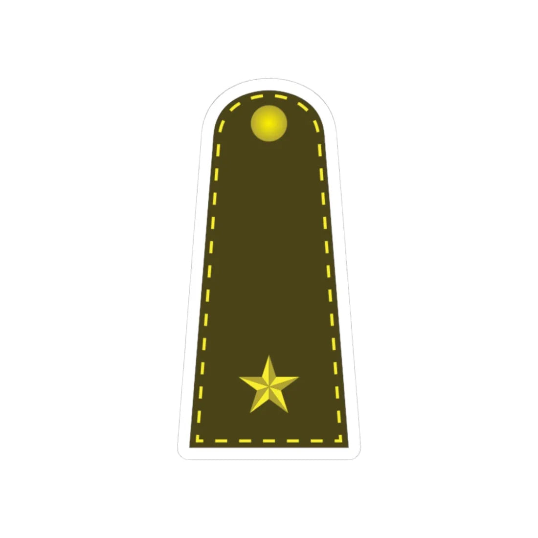 RTA 07 (Thailand) (Military Rank) STICKER Vinyl Kiss-Cut Decal 3 Inch White - The Sticker Space