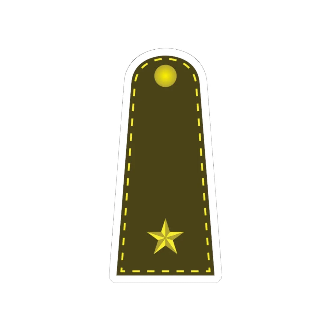 RTA 07 (Thailand) (Military Rank) STICKER Vinyl Kiss-Cut Decal 6 Inch White - The Sticker Space