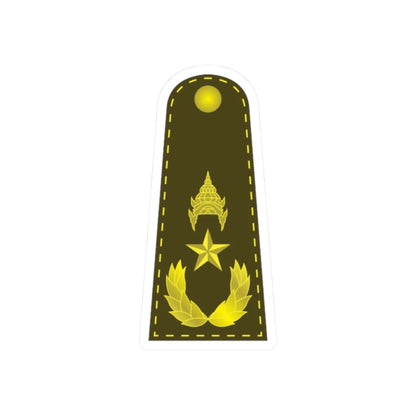 RTA 13 (Thailand) (Military Rank) STICKER Vinyl Kiss-Cut Decal 2 Inch White - The Sticker Space