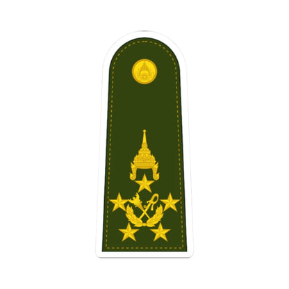 RTA OF 10 Field Marshal (Thailand) (Military Rank) STICKER Vinyl Kiss-Cut Decal 2 Inch White - The Sticker Space
