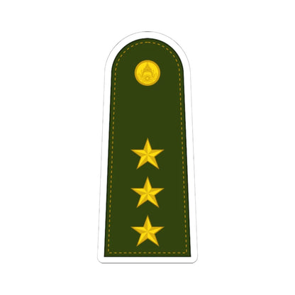 RTA OF 2 Captain (Thailand) (Military Rank) STICKER Vinyl Kiss-Cut Decal 6 Inch White - The Sticker Space