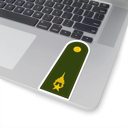 RTA OF 3 Major (Thailand) (Military Rank) STICKER Vinyl Kiss-Cut Decal - The Sticker Space