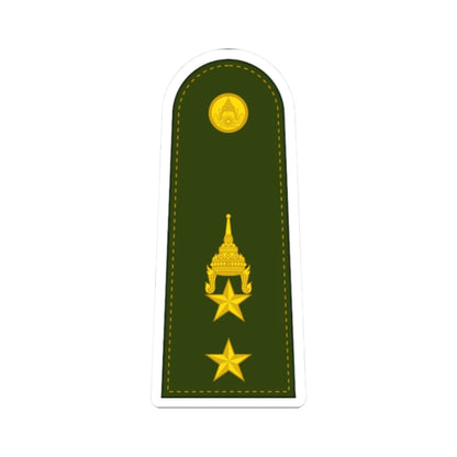 RTA OF 4 Lieutenant Colonel (Thailand) (Military Rank) STICKER Vinyl Kiss-Cut Decal 2 Inch White - The Sticker Space